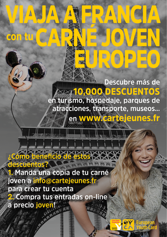 Disfruta de Francia con tu Carné Joven