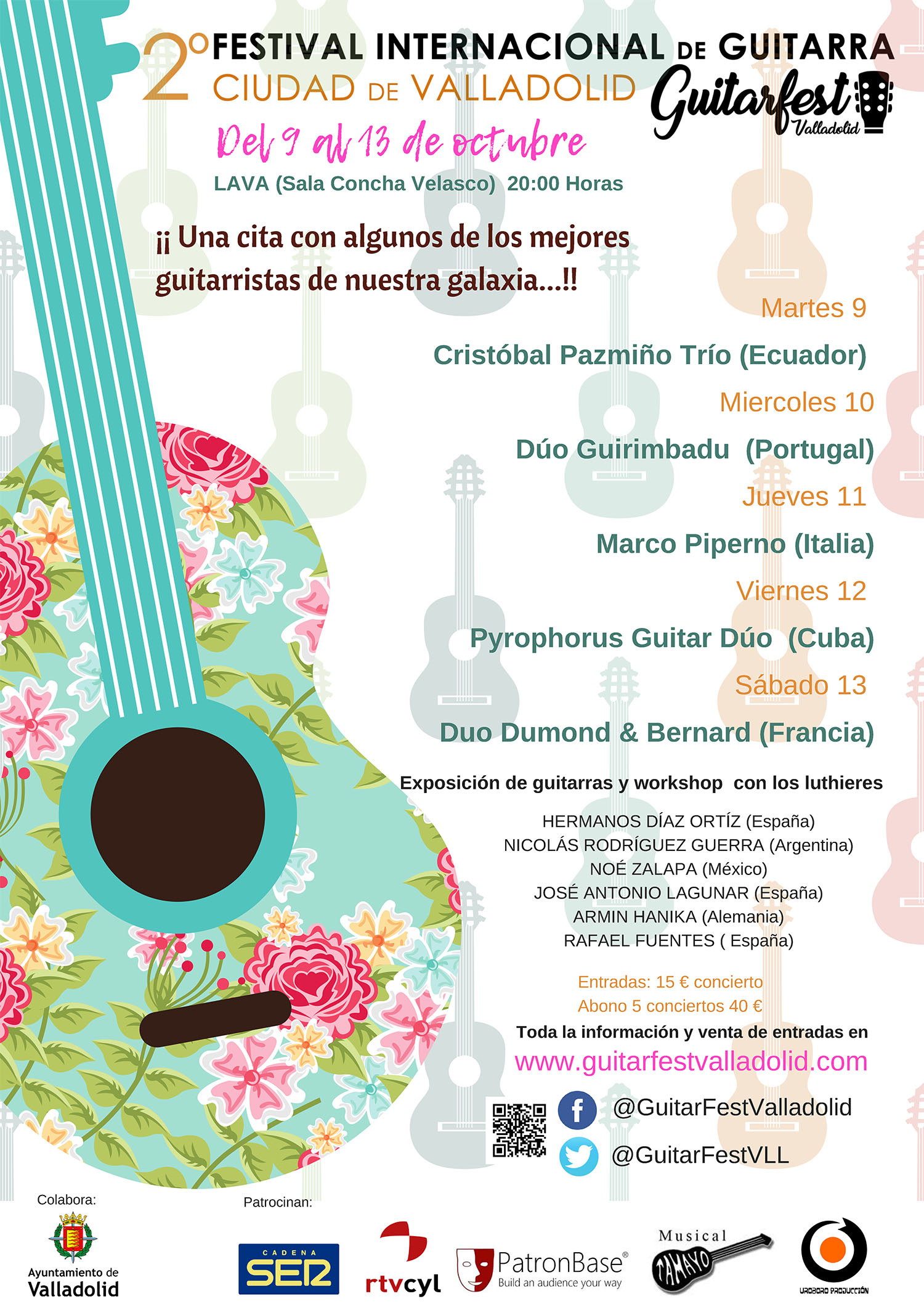 Senador Academia Marchito Guitarfest: 2º Festival Internacional de Guitarra, Ciudad de Valladolid |  Ayuntamiento de Madrigal de las Altas Torres